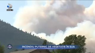Incendiu puternic de vegetație &icirc;n SUA