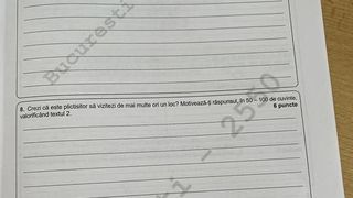 Evaluarea Națională 2022. Subiectele și baremul de corectare la Limba și Literatura Română