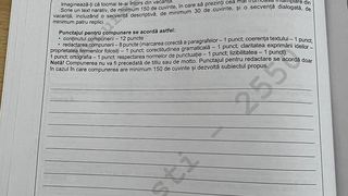 Barem Evaluare Națională 2022 Rom&acirc;nă. Subiectele care au picat și c&acirc;te puncte primesc elevii pentru fiecare