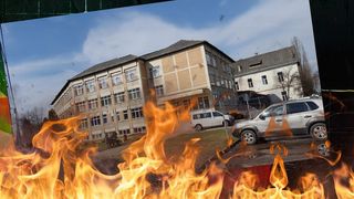 Incendiu la Spitalul din Sighetu Marmației. Focul a pornit de pe acoperiș