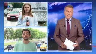 Prăpăd după codul roșu de furtună