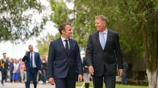 Mesajul lui Klaus Iohannis, după primirea lui Emmanuel Macron: &bdquo;&Icirc;mpreună suntem mai puternici!&rdquo;