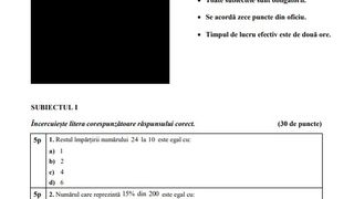 Edu.ro Subiecte Evaluare Națională 2022 Matematică