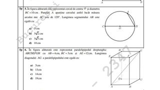 Barem Evaluarea Națională 2022 Matematică EDU.RO