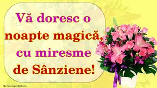 mesaje și urări de S&acirc;nziene