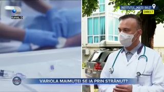 Variola maimuței se ia prin strănut
