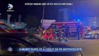 A murit după ce a căzut de pe motocicletă