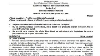 EDU.RO Subiecte BAC 2022 Rom&acirc;nă. Ce subiecte au picat? Punctul care le-a dat bătăi de cap elevilor