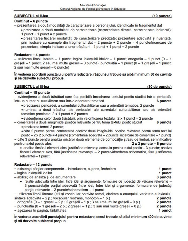 EDU.RO Subiecte BAC 2022 Română. Ce subiecte au picat? Punctul care le-a dat bătăi de cap elevilor
