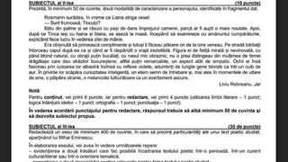 EDU.RO Subiecte BAC 2022 Rom&acirc;nă. Ce pică la examenul de luni? Puteți consulta lista aici de posibile subiecte