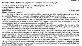EDU.RO Subiecte BAC 2022 Rom&acirc;nă. Ce subiecte au picat? Punctul care le-a dat bătăi de cap elevilor