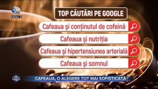Cafeaua, o alegere tot mai sofisticată