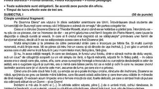 Barem Rom&acirc;nă BAC 2022: Răspunsurile corecte pentru elevii de clasa a 12-a, pe EDU.ro