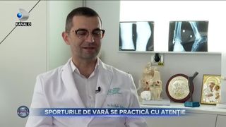 Sporturile de vară se practică cu atenție