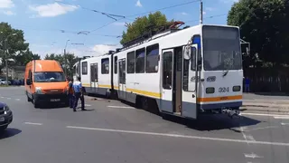 VIDEO Un tramvai a deraiat pe Șoseaua Progresului din București. Două linii sunt complet blocate