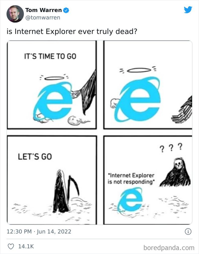 Meme-uri retragere internet explorer