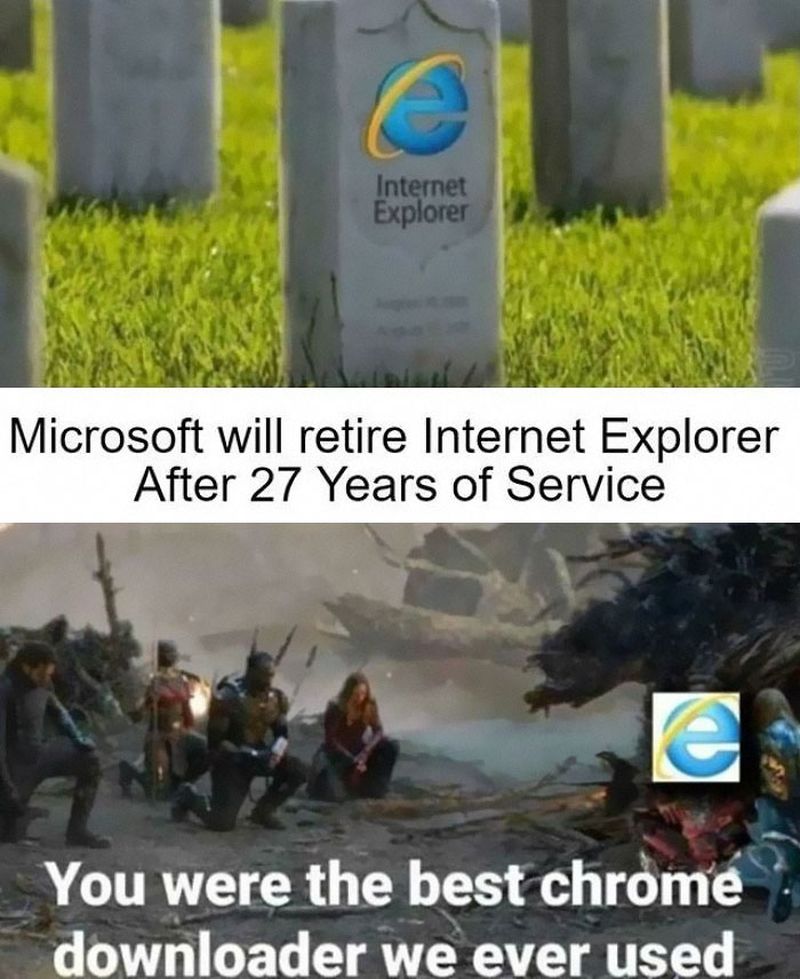 Meme-uri retragere internet explorer