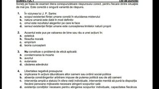 Subiecte Filosofie BAC 2022