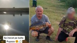 Incident dramatic la o baltă din Călărași. Un pescar s-a înecat iar martorii au postat imaginile pe rețelele de socializare