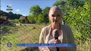 Subprefect mort după furtună