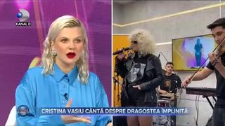Cristina Vasiu cântă despre dragostea împlinită