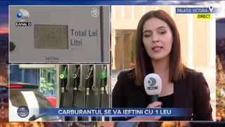 Carburantul se va ieftini cu 1 leu