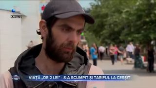 Viață &rdquo;de 2 lei&rdquo;. S-a scumpit și tariful la cerșit