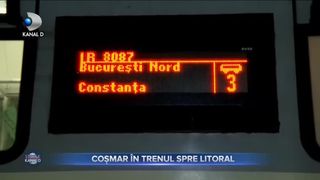 Coșmar &icirc;n trenul spre litoral