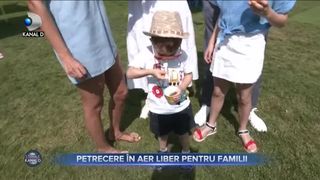 Petrecere în aer liber pentru familii