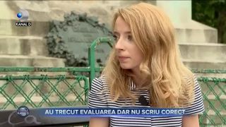 Au trecut Evaluarea dar nu scriu corect