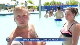 Băile termale, luate cu asalt