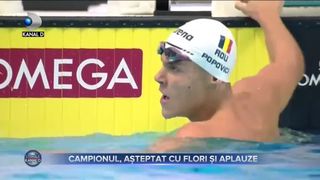 David Popovici s-a întors acasă