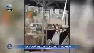 Tornadă devastatoare în Olanda