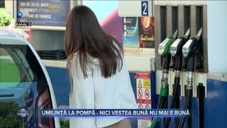 Umilință la pompă - nici vestea bună nu mai e bună