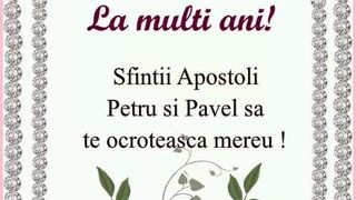 urări sf petru și pavel