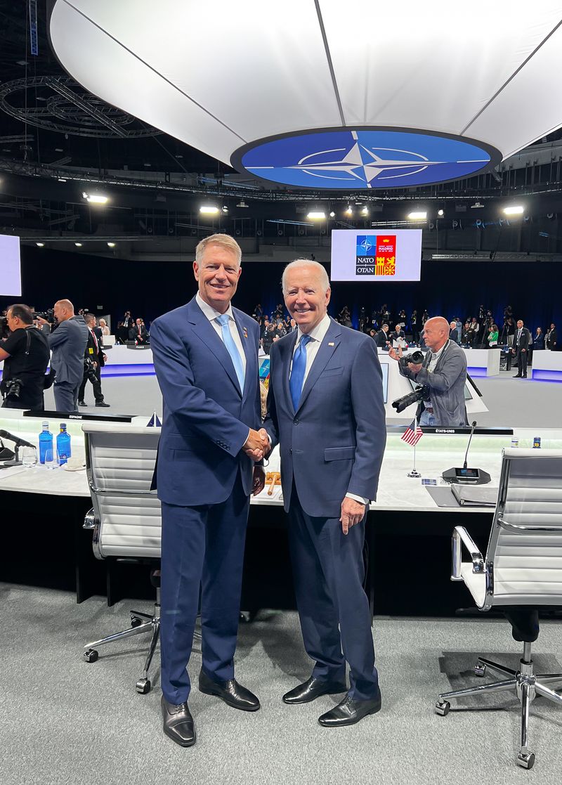 joe biden klaus iohannis summit nato madrid