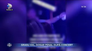 Grasu XXL, dosar penal după concert