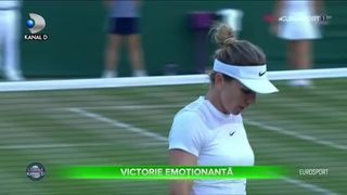 Victorie emoționantă pentru Simona Halep