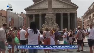 Seceta extrema in Italia, apa rationalizata