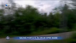 Saună forțată &icirc;n drum spre mare