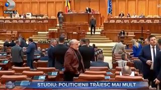VIDEO - Conform unui studiu recent, politicienii trăiesc mai mult