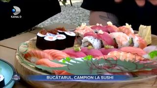 Bucătarul, campion la sushi