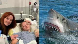 minoră atacată de rechini