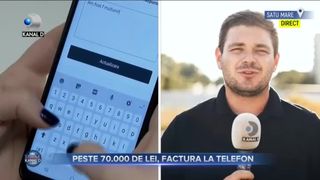 Peste 70.000 de lei, factura la telefon