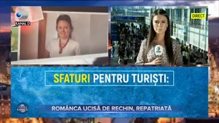 Românca ucisă de rechin, repatriată