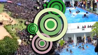 VIDEO- Protestatarii din Sri Lanka au ajuns &icirc;n piscina președintelui