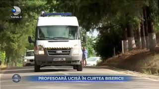 Profesoară ucisă &icirc;n curtea bisericii