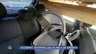 Accident desprins din filmele de groază