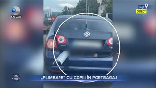 &bdquo;Plimbare&rdquo; cu copiii &icirc;n portbagaj