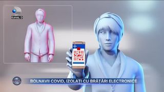 Bolnavii COVID, izolați cu brățări electronice